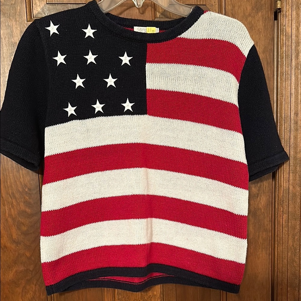 Christopher Banks Patriotic Sweater Women’s Small